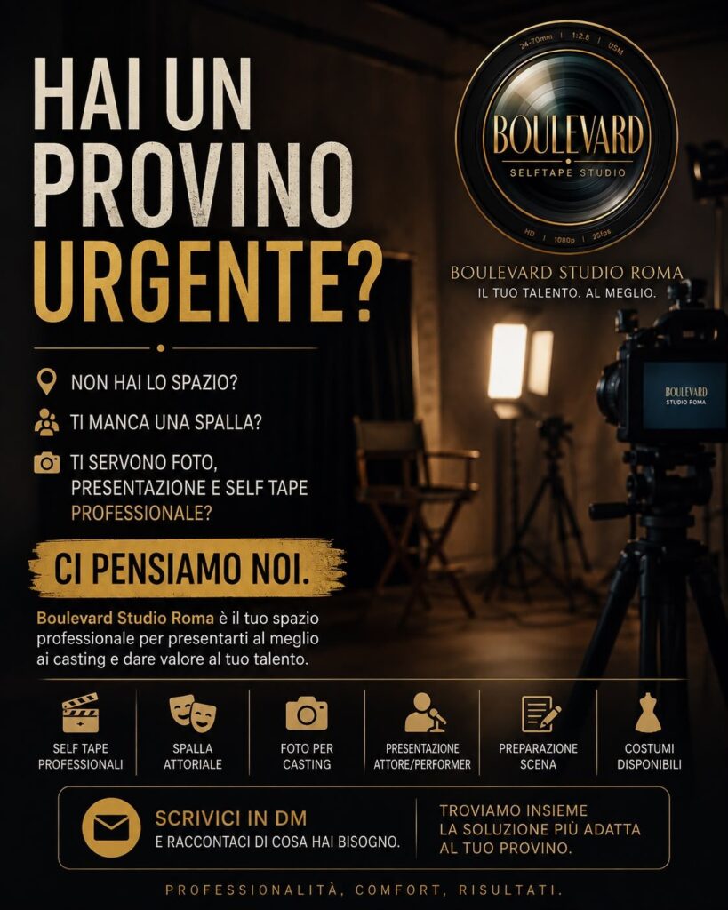 Locandina Boulevard Studio Roma
