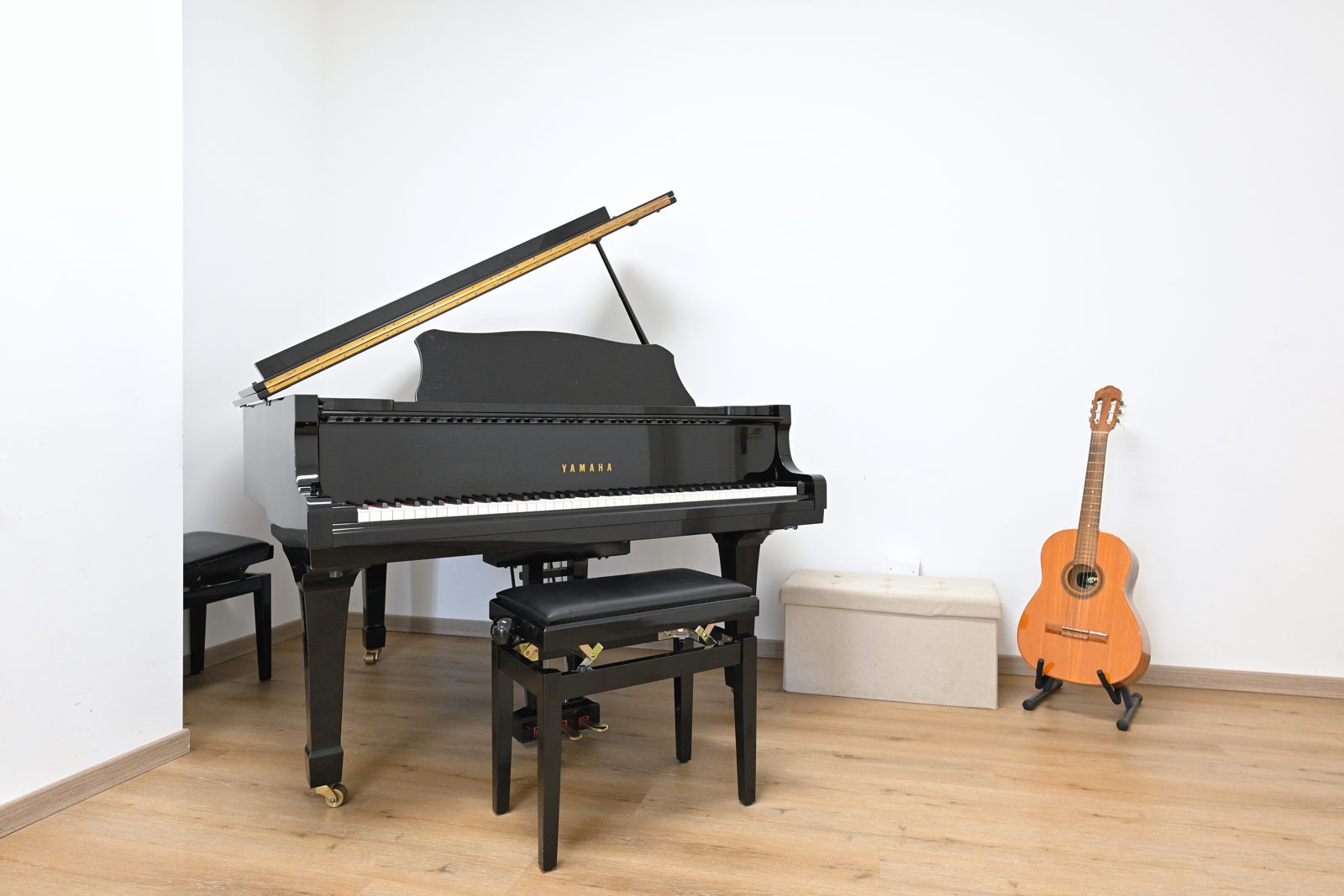 Pianoforte a coda nella sede dell'Accademia Musicale d'Arte